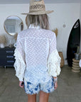 Chemise écrue en voile