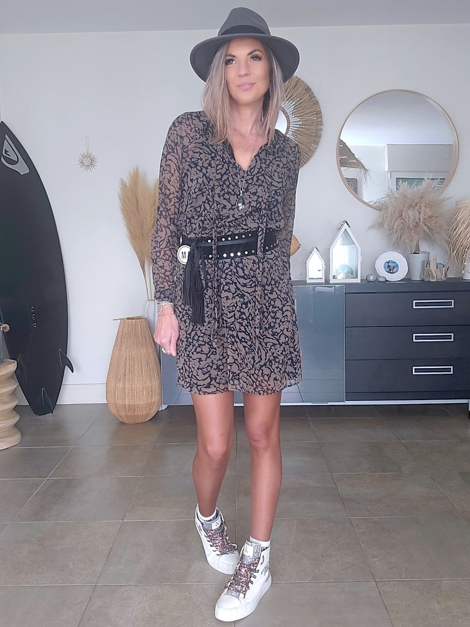 Robe kaki à imprimé camouflage - 𝐌𝐚𝐫𝐢𝐧𝐚𝟒𝟒𝐟𝐚𝐦𝐢𝐥𝐲