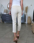 Ensemble veston + pantalon écru  à bandes latérales