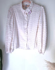 Chemise plumetis écrue