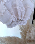 Chemise plumetis écrue