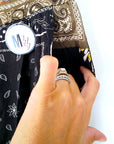 Pantalon fluide à imprimé bandana