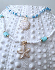 Double collier coquillage