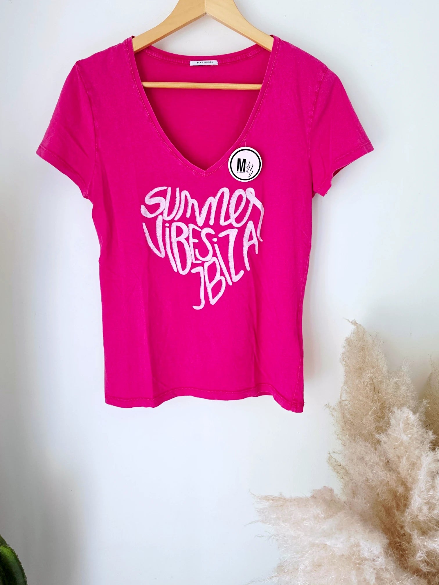 T-shirt rose summer ibiza