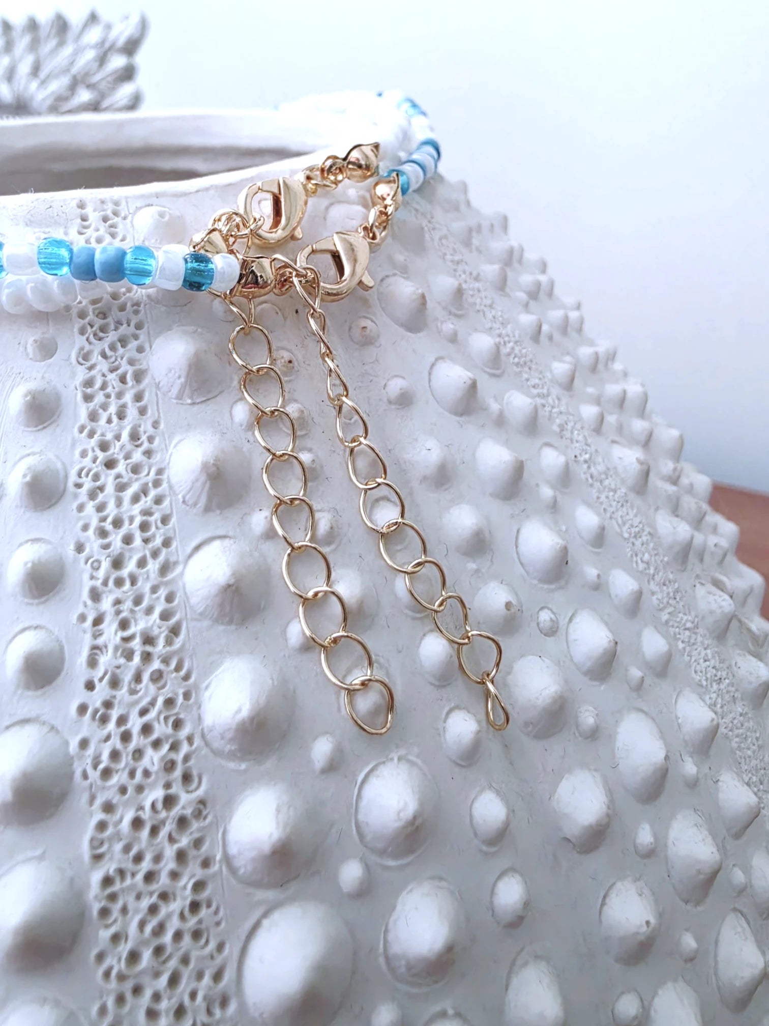 Double collier coquillage