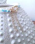 Double collier coquillage