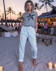 Pantalon rayé