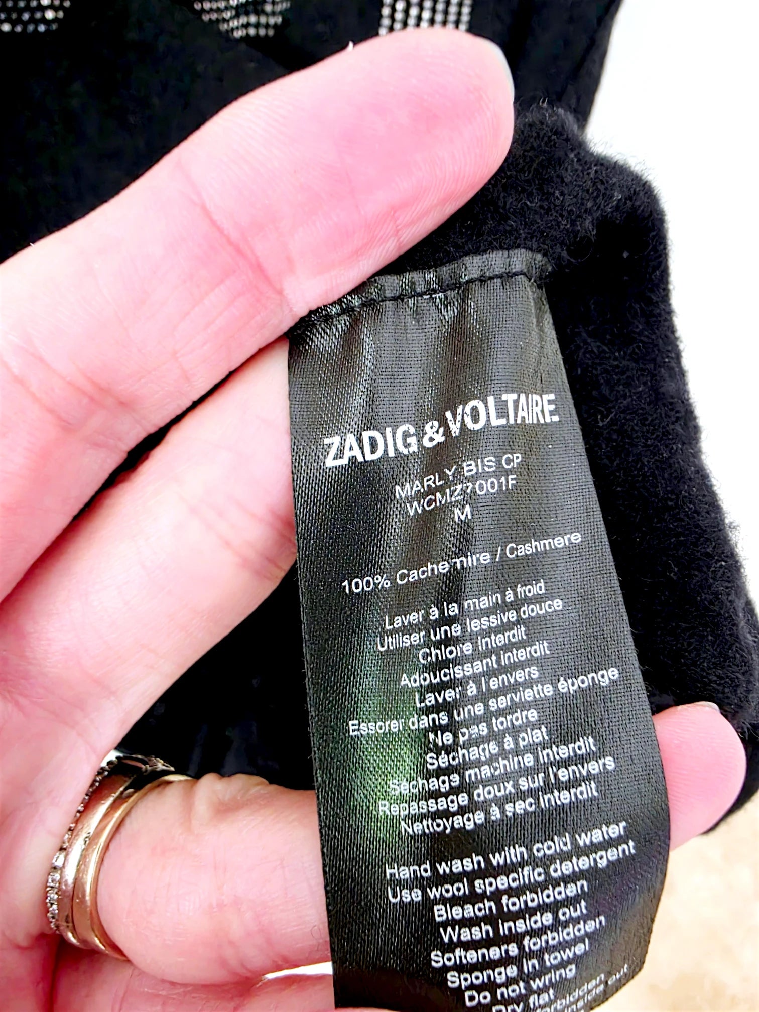Débardeur noir en maille "rock"