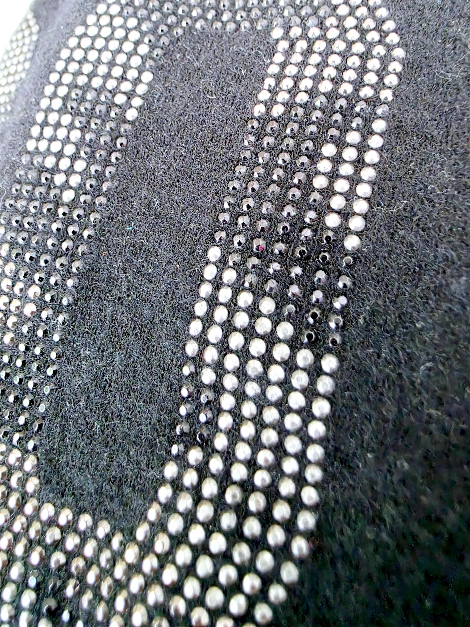 Débardeur noir en maille "rock"
