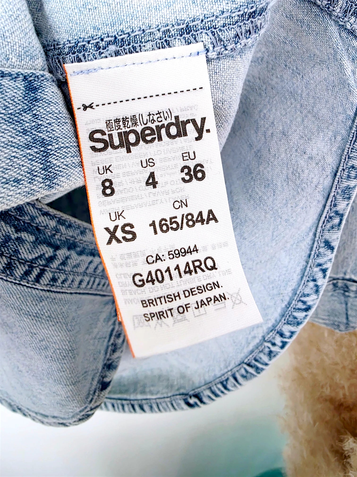 Chemise destroy en jean