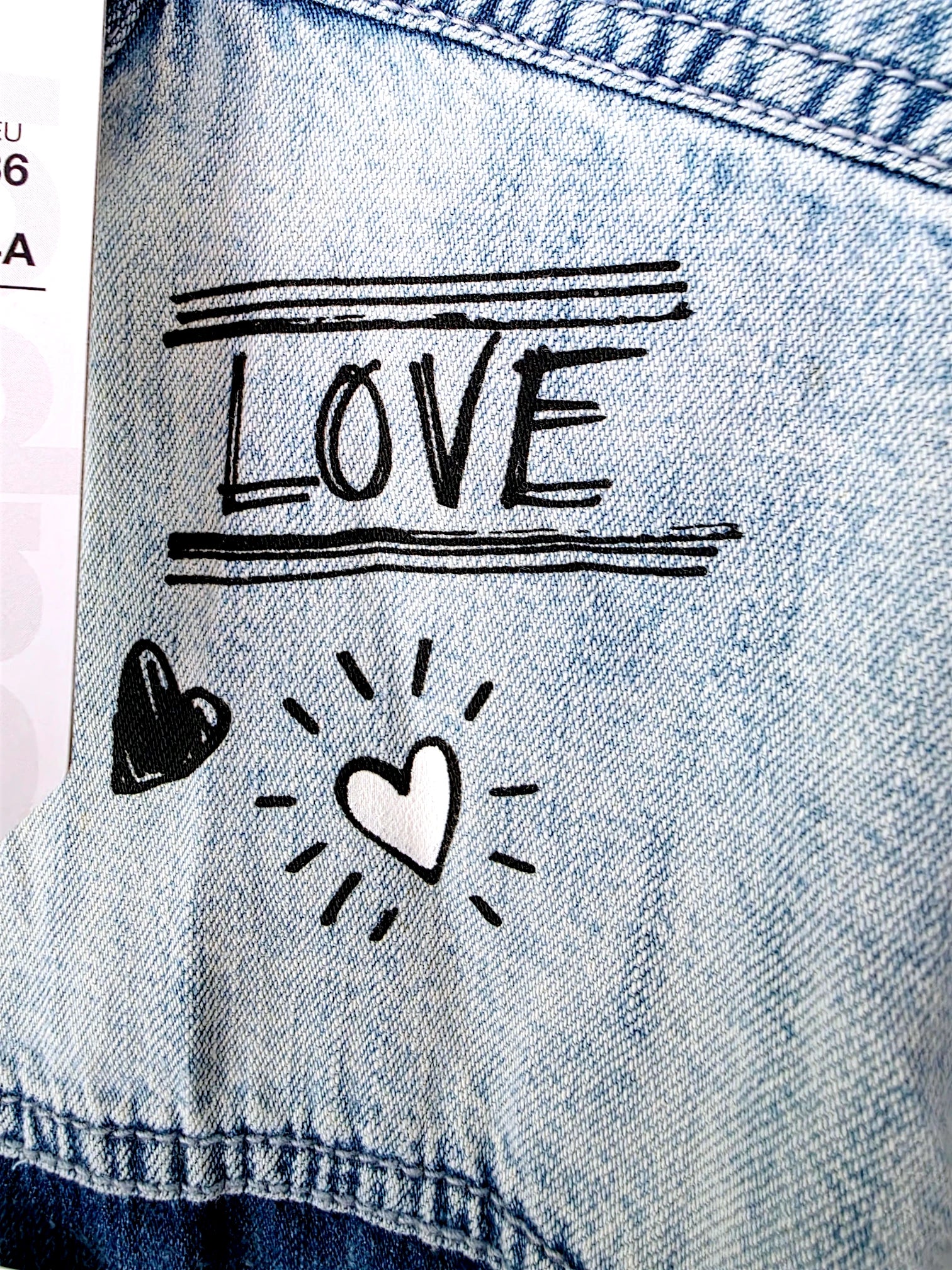 Chemise destroy en jean
