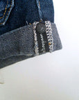 Short en jean bleu foncé