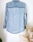Chemise destroy en jean