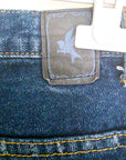Short en jean bleu foncé