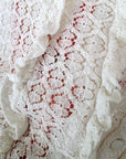 Chemise en dentelle blanc cassé