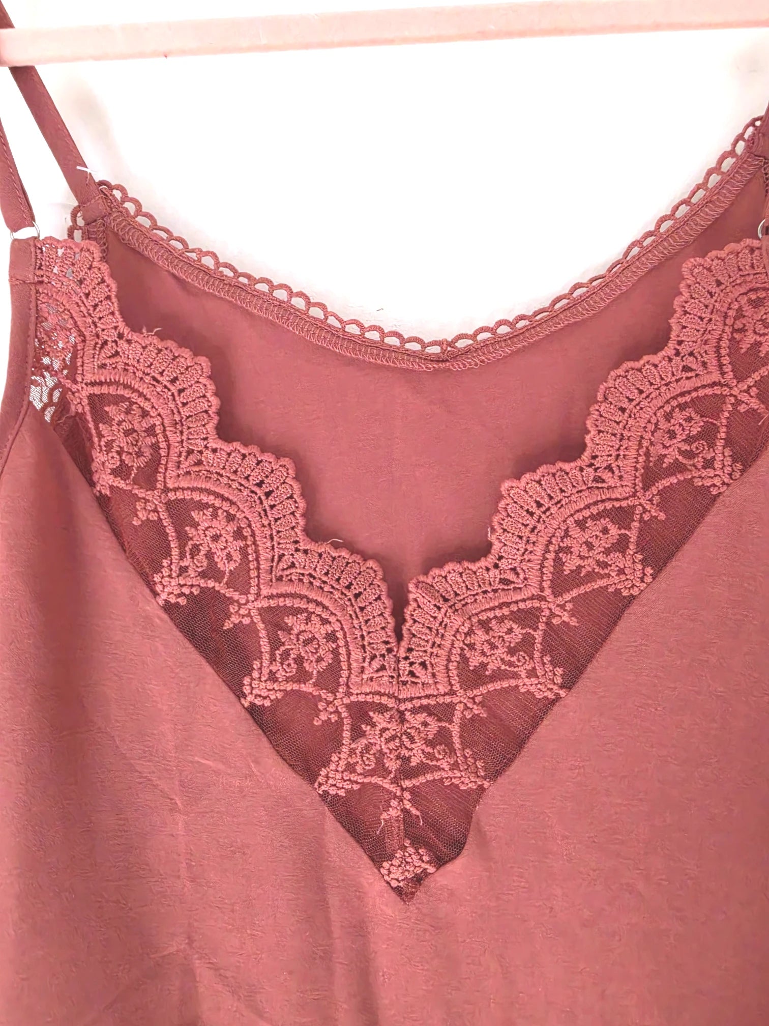 Débardeur Victoria vieux rose