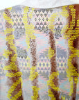 Veste cintrée tie and dye munie de strass au dos.