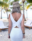 Débardeur beige en coton