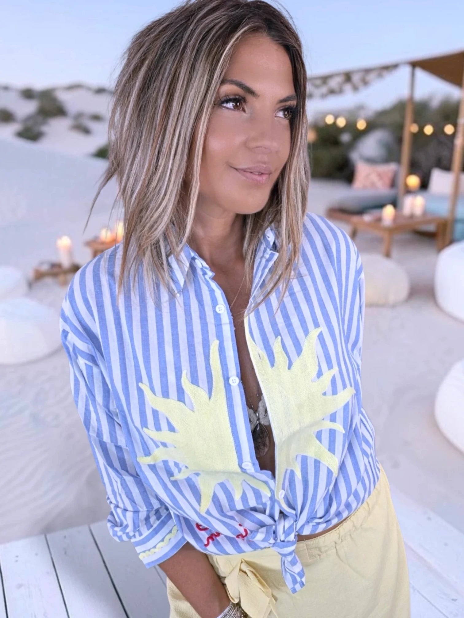 Chemise soleil en coton