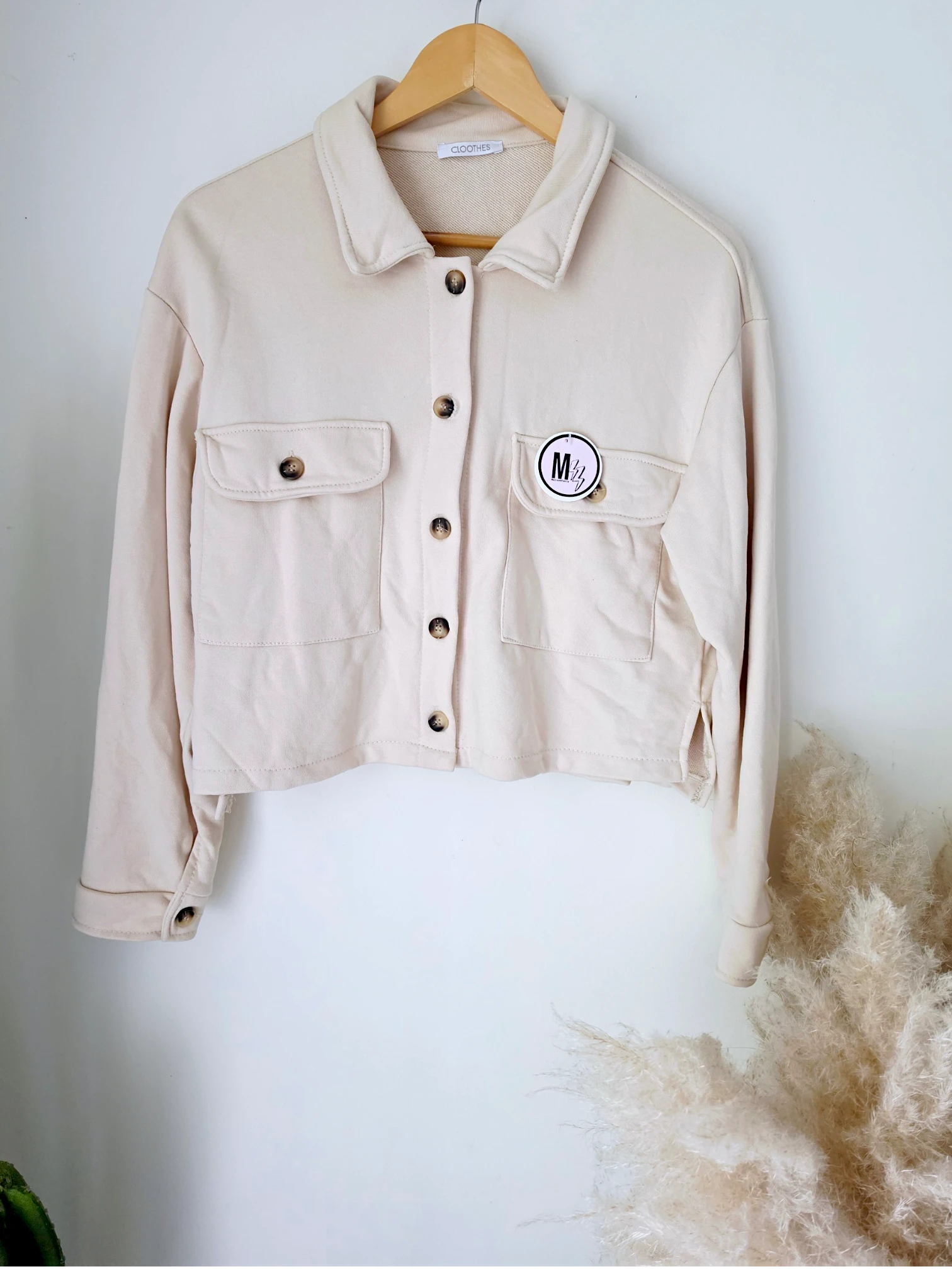 Veste sweat beige rock &amp; roll