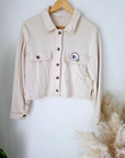 Veste sweat beige rock & roll