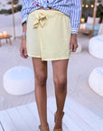 Jupe-short jaune