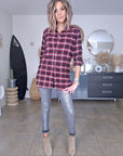Chemise tunique à inscriptions au dos - 𝐌𝐚𝐫𝐢𝐧𝐚𝟒𝟒𝐟𝐚𝐦𝐢𝐥𝐲
