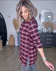 Chemise tunique à inscriptions au dos - 𝐌𝐚𝐫𝐢𝐧𝐚𝟒𝟒𝐟𝐚𝐦𝐢𝐥𝐲