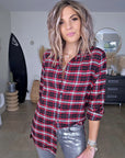 Chemise tunique à inscriptions au dos - 𝐌𝐚𝐫𝐢𝐧𝐚𝟒𝟒𝐟𝐚𝐦𝐢𝐥𝐲