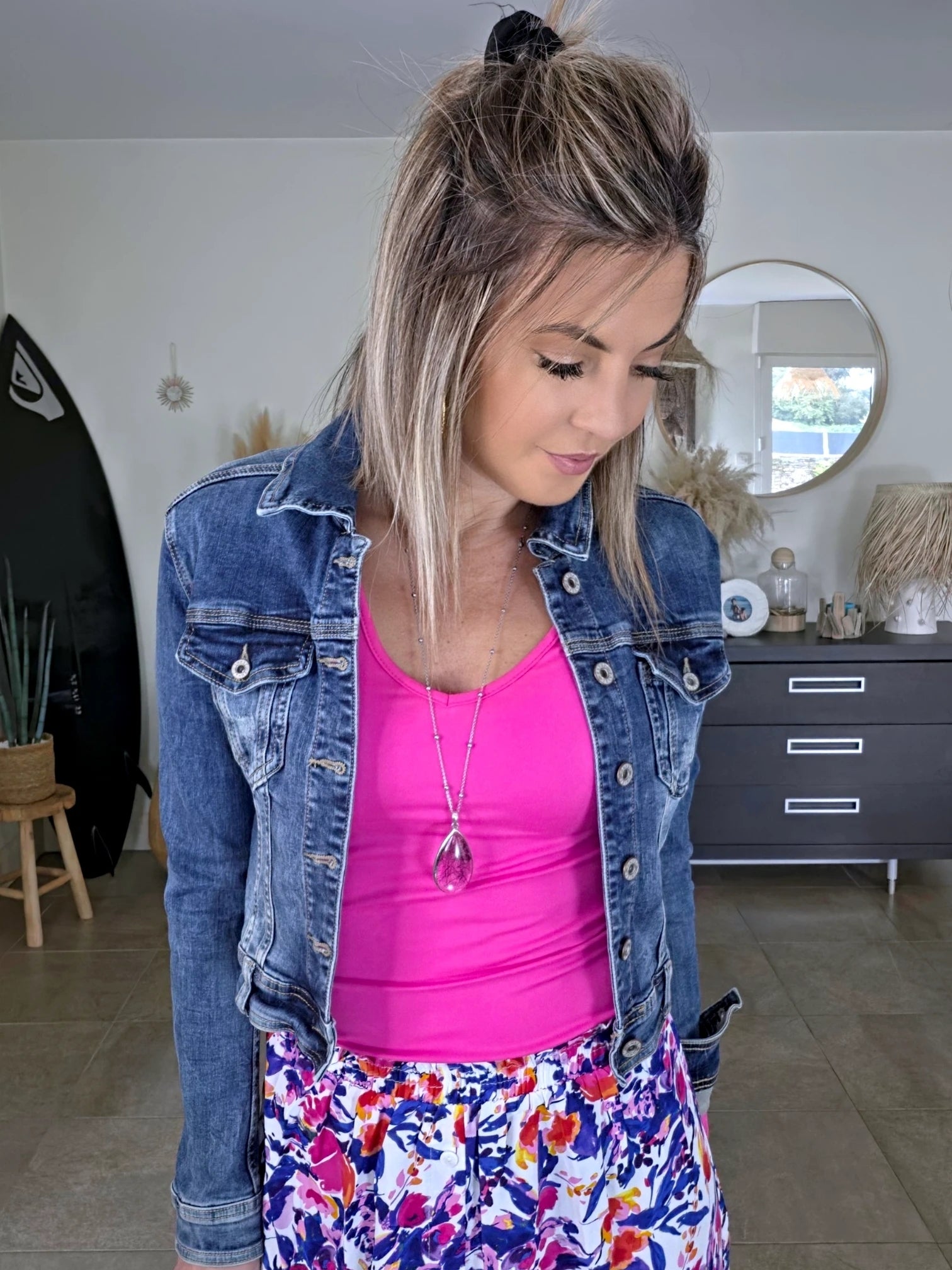 Veste en jean - 𝐌𝐚𝐫𝐢𝐧𝐚𝟒𝟒𝐟𝐚𝐦𝐢𝐥𝐲