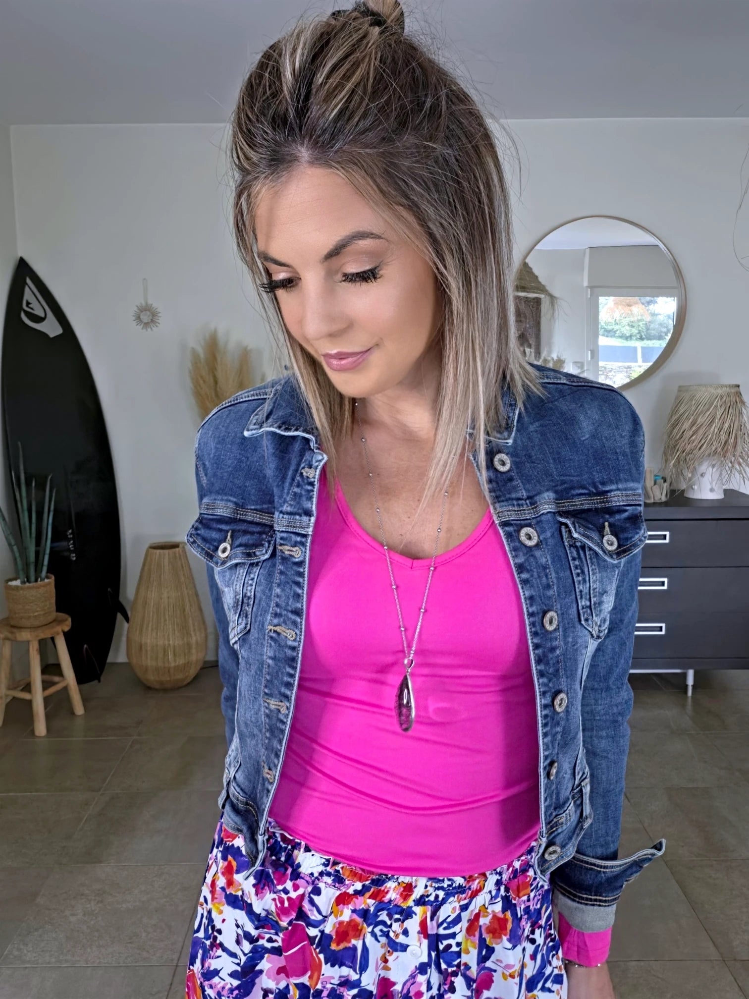Veste en jean - 𝐌𝐚𝐫𝐢𝐧𝐚𝟒𝟒𝐟𝐚𝐦𝐢𝐥𝐲