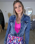 Veste en jean - 𝐌𝐚𝐫𝐢𝐧𝐚𝟒𝟒𝐟𝐚𝐦𝐢𝐥𝐲