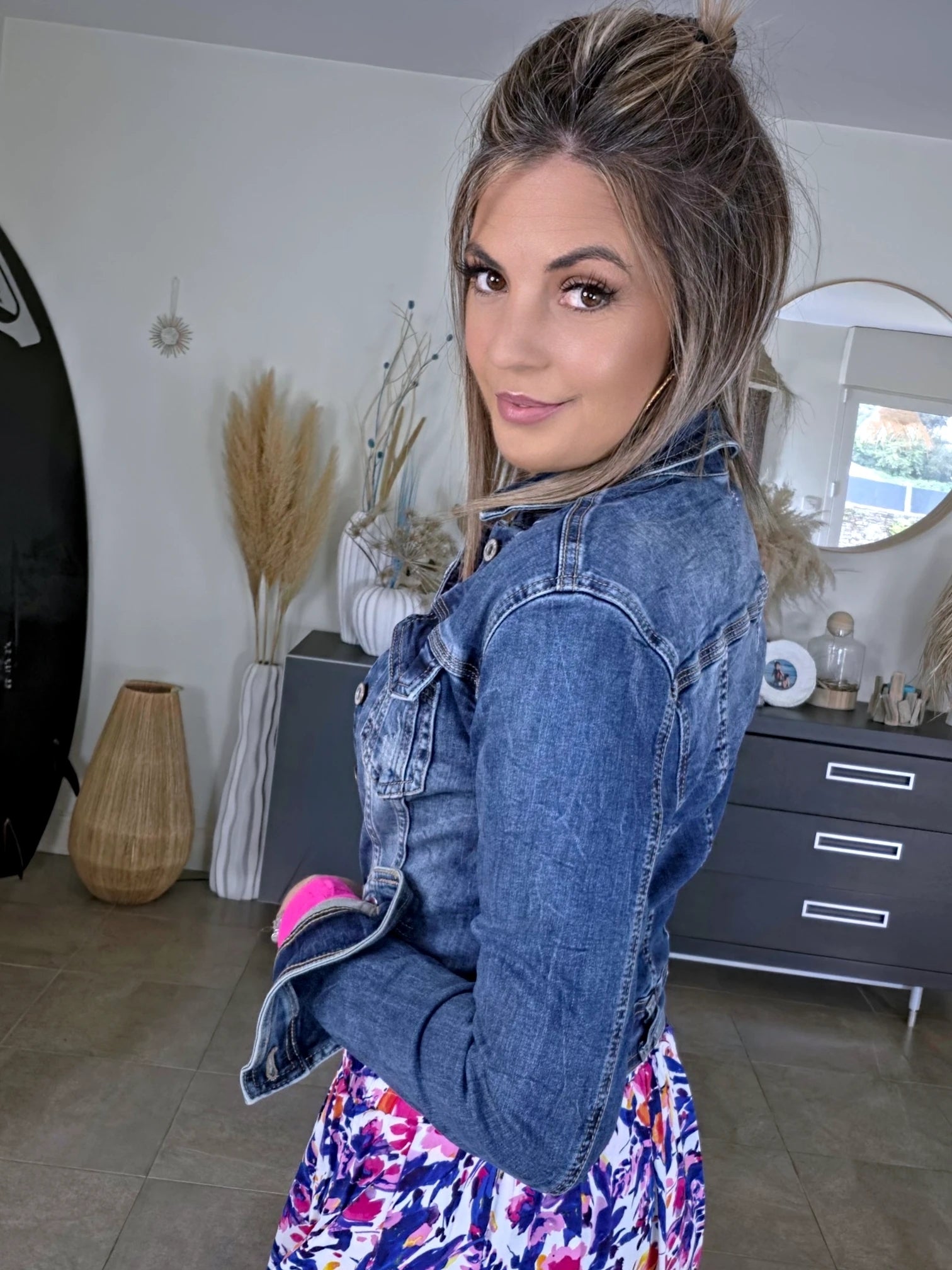 Veste en jean - 𝐌𝐚𝐫𝐢𝐧𝐚𝟒𝟒𝐟𝐚𝐦𝐢𝐥𝐲