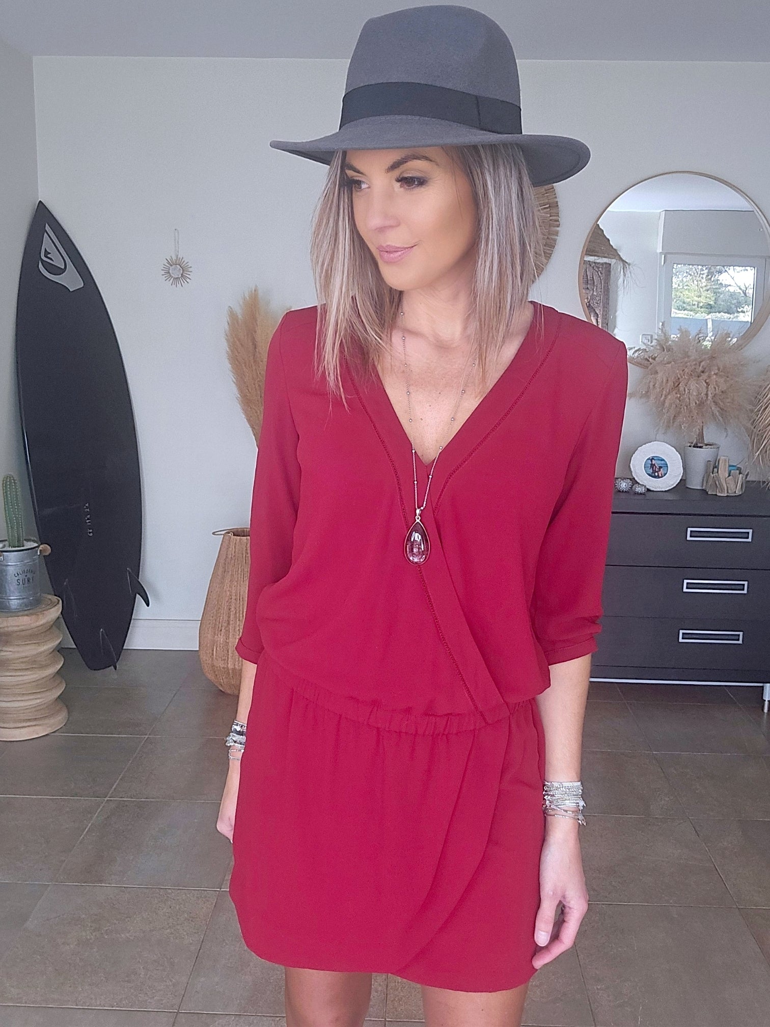 Robe rouge sanguine - 𝐌𝐚𝐫𝐢𝐧𝐚𝟒𝟒𝐟𝐚𝐦𝐢𝐥𝐲