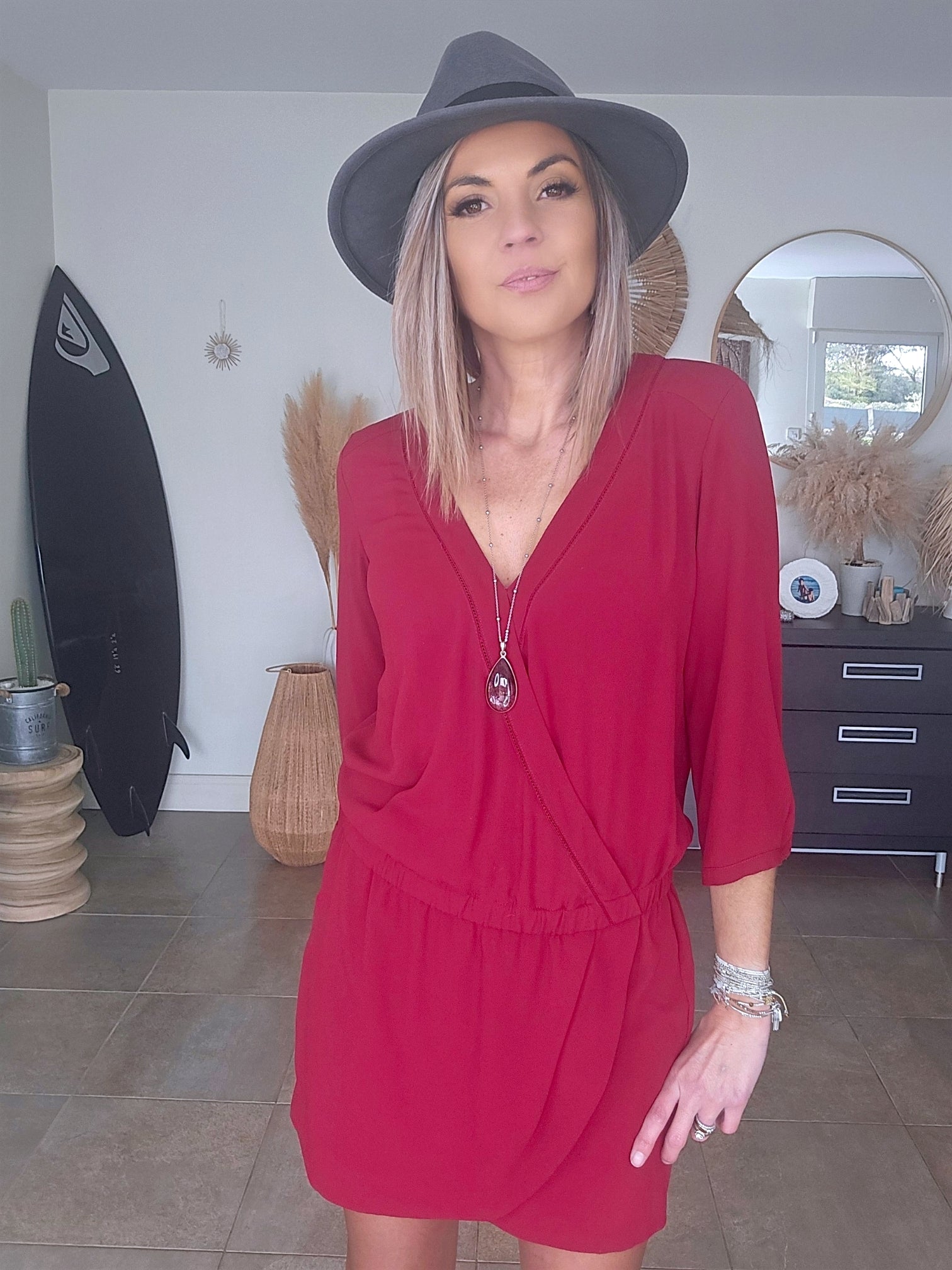 Robe rouge sanguine - 𝐌𝐚𝐫𝐢𝐧𝐚𝟒𝟒𝐟𝐚𝐦𝐢𝐥𝐲