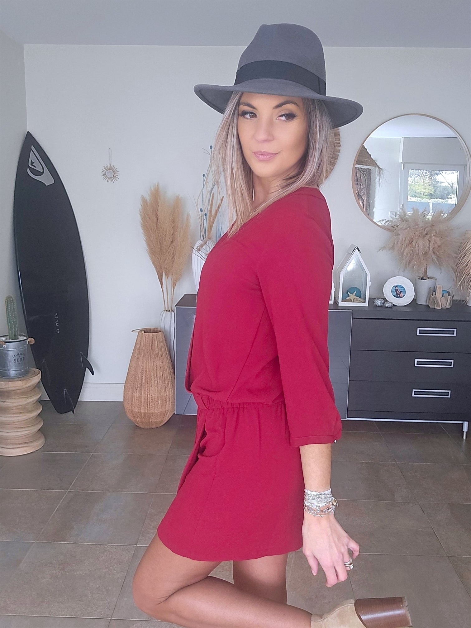 Robe rouge sanguine - 𝐌𝐚𝐫𝐢𝐧𝐚𝟒𝟒𝐟𝐚𝐦𝐢𝐥𝐲