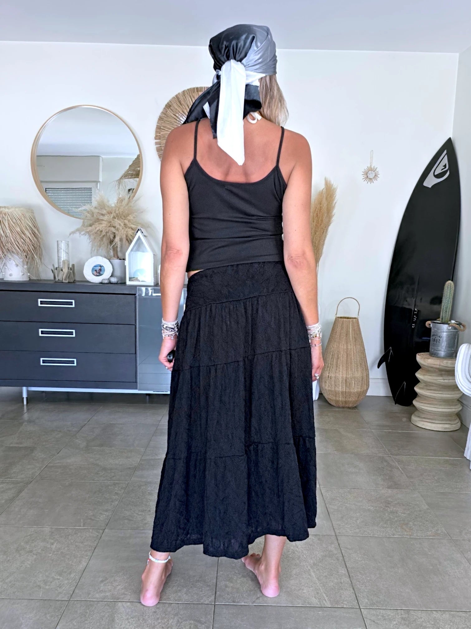 Débardeur en lycra noir