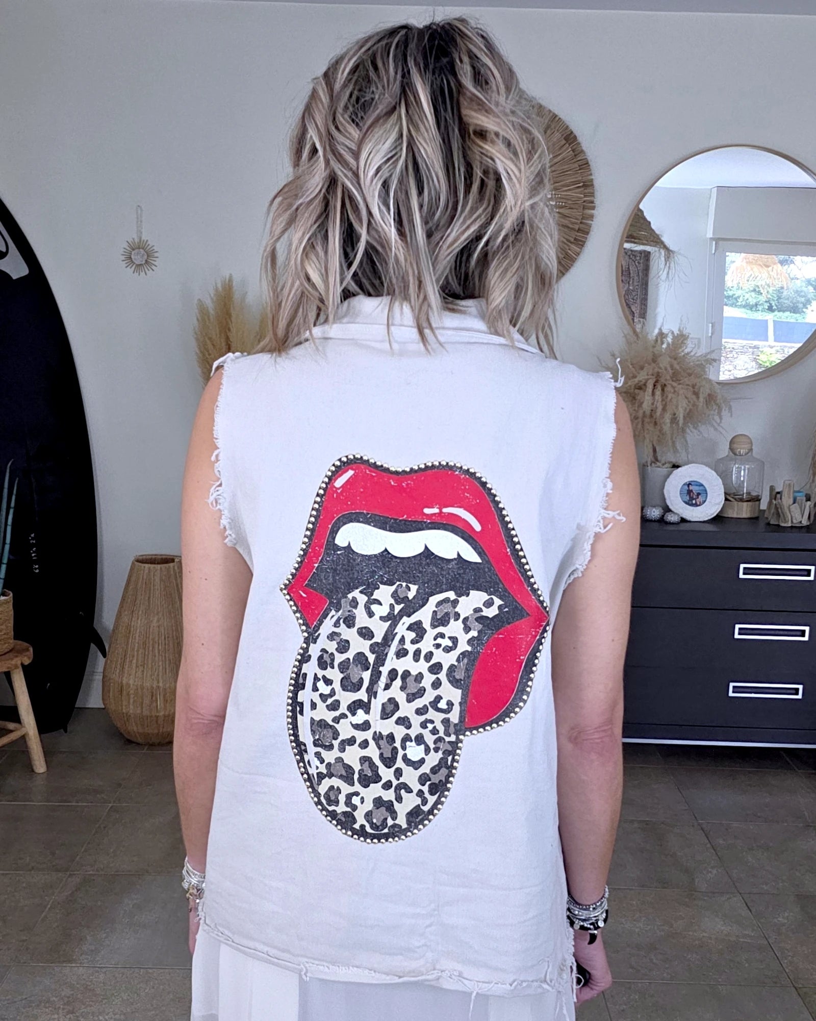 Veste sans manches rock'n'roll