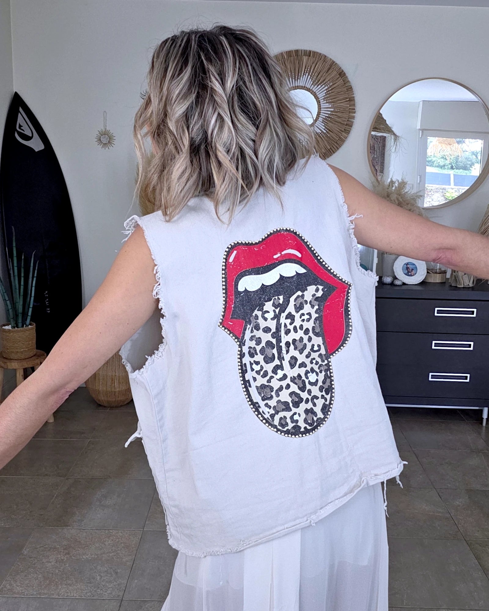 Veste sans manches rock'n'roll