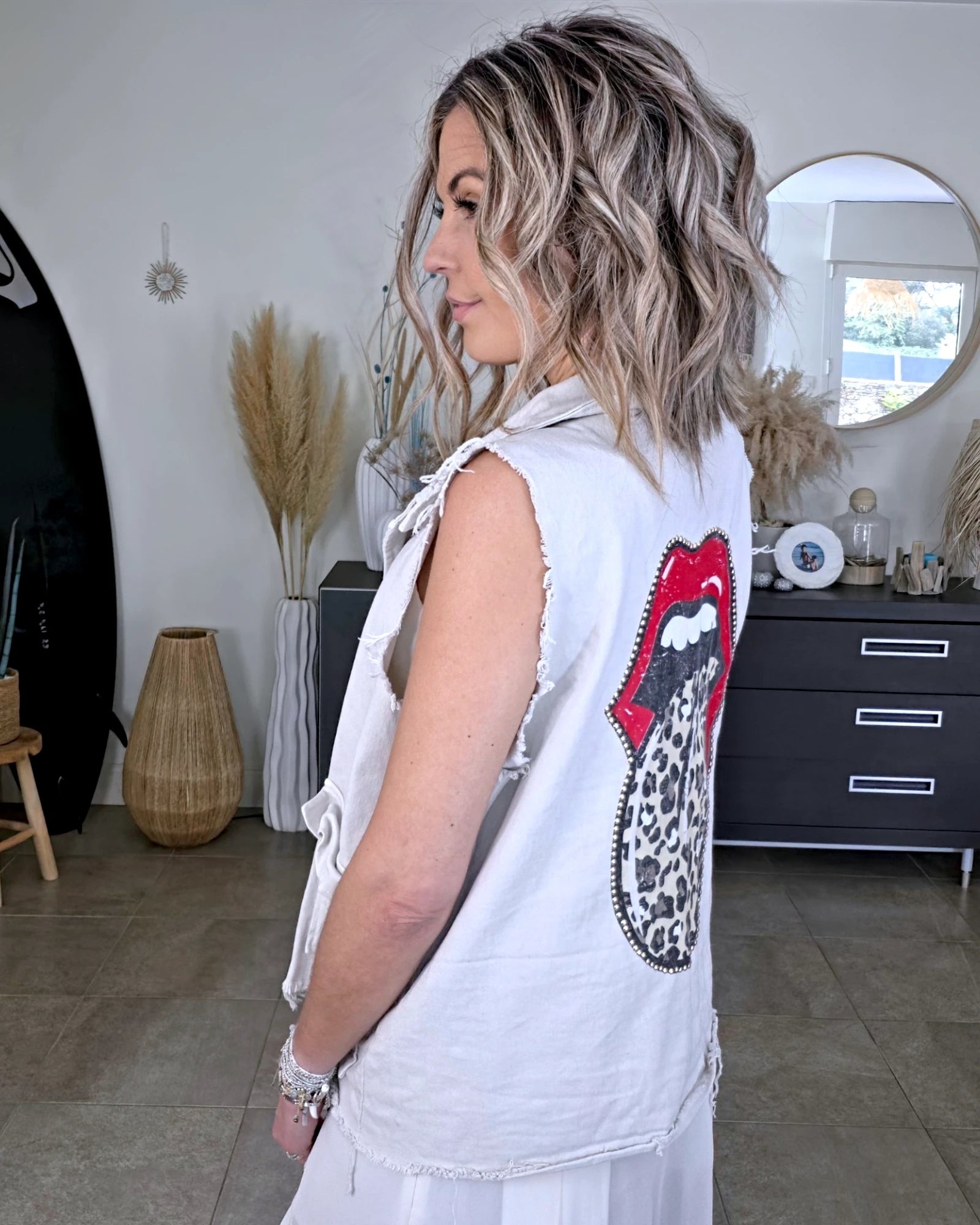 Veste sans manches rock'n'roll