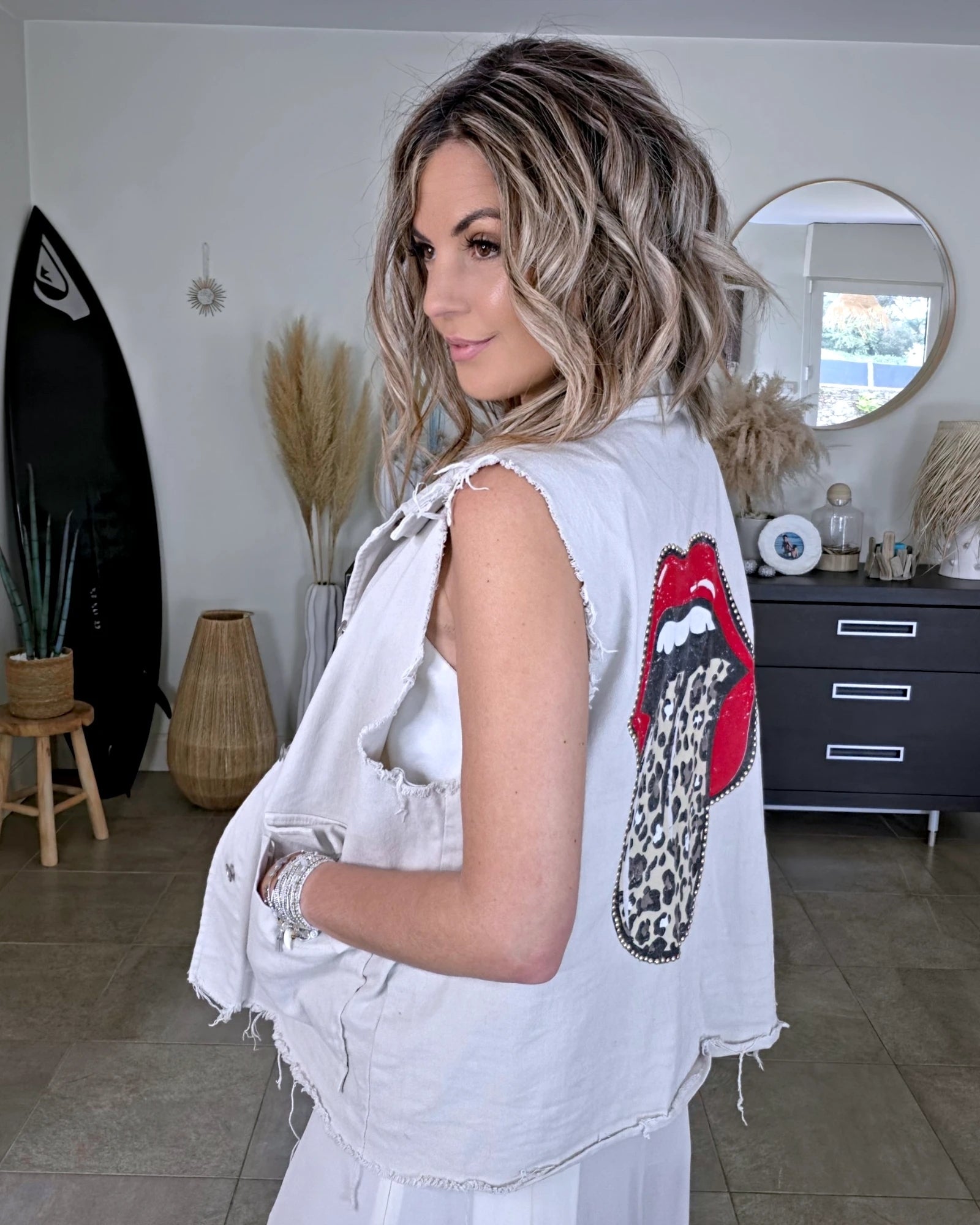 Veste sans manches rock'n'roll