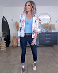 Débardeur bleu à encolure cloutée - 𝐌𝐚𝐫𝐢𝐧𝐚𝟒𝟒𝐟𝐚𝐦𝐢𝐥𝐲