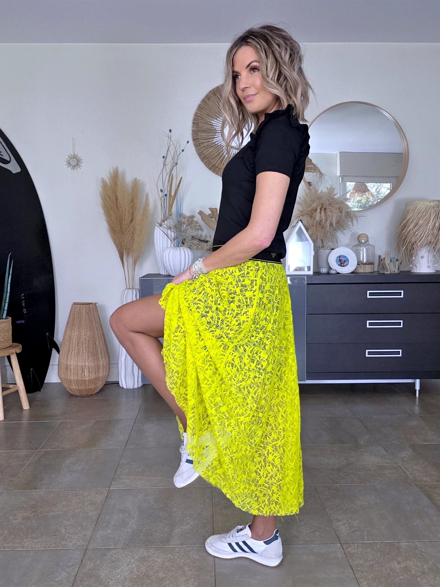 T-shirt noir en coton - 𝐌𝐚𝐫𝐢𝐧𝐚𝟒𝟒𝐟𝐚𝐦𝐢𝐥𝐲
