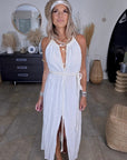 Robe beige Égyptienne
