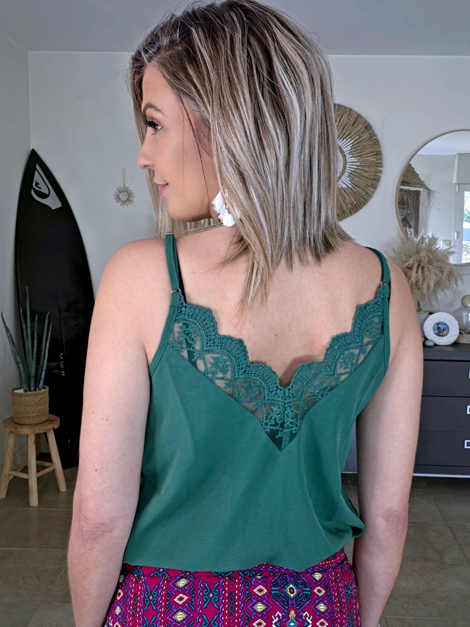 Débardeur vert Victoria