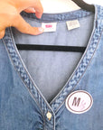 Chemise bleue en lyocell