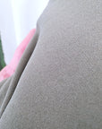 Combinaison kaki clair en soie