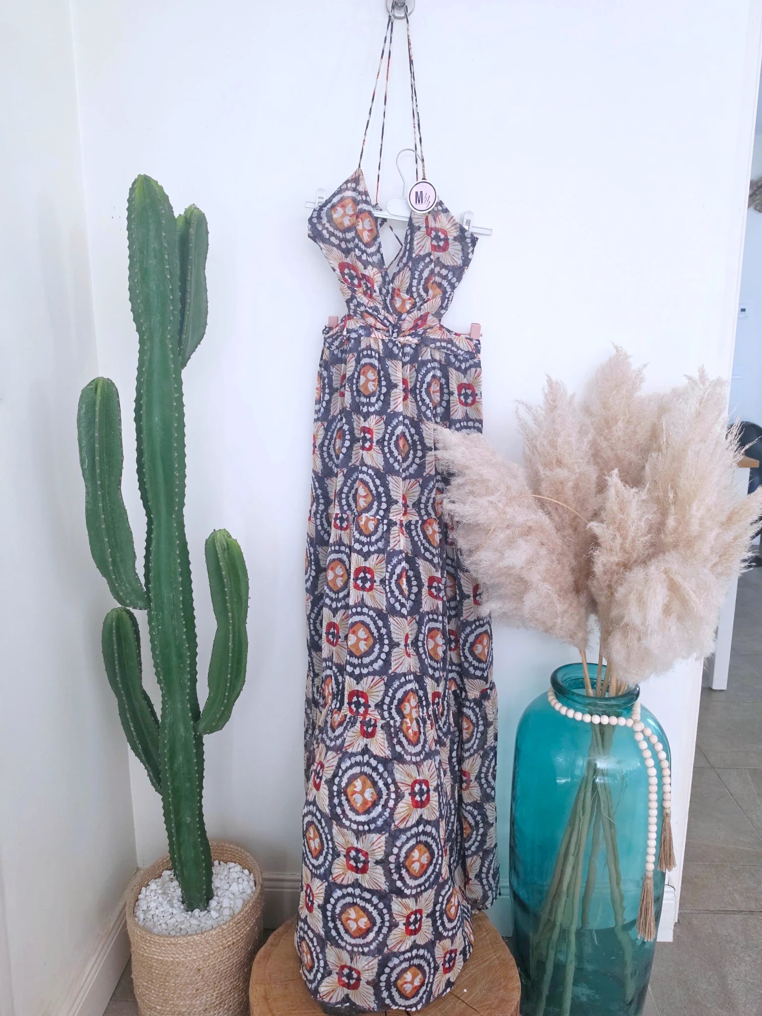 Robe longue dos ouvert