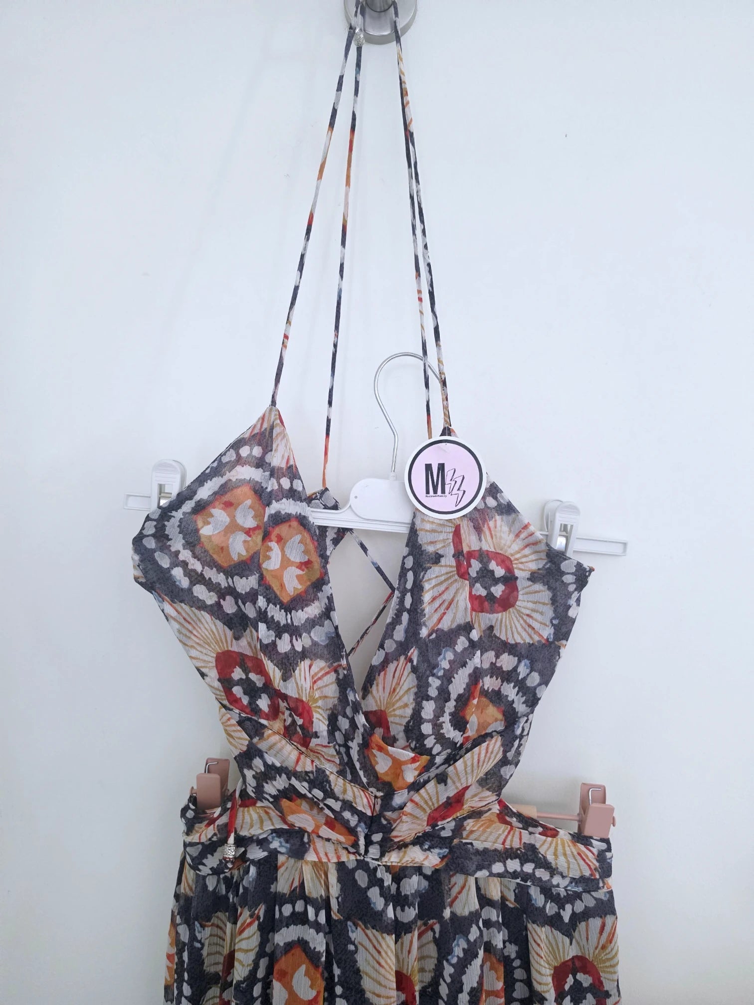 Robe longue dos ouvert