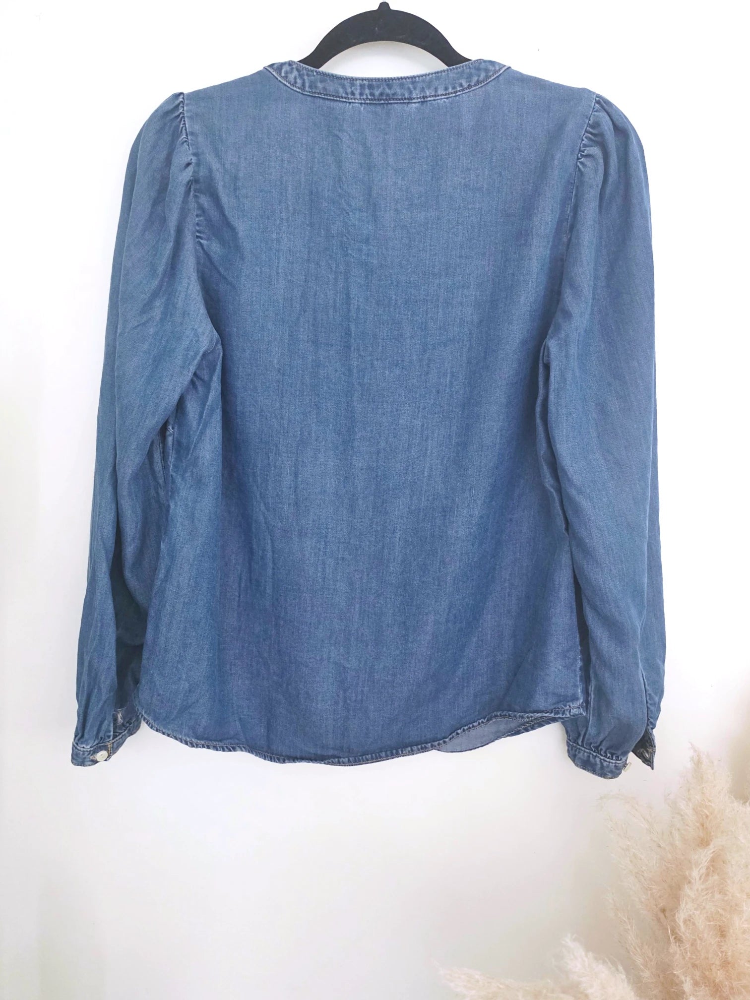 Chemise bleue en lyocell